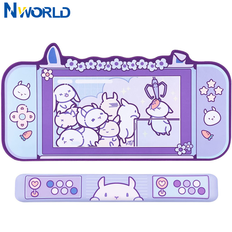 Tradescantia Purple - Large Kawaii Gaming Mouse Pad Cute